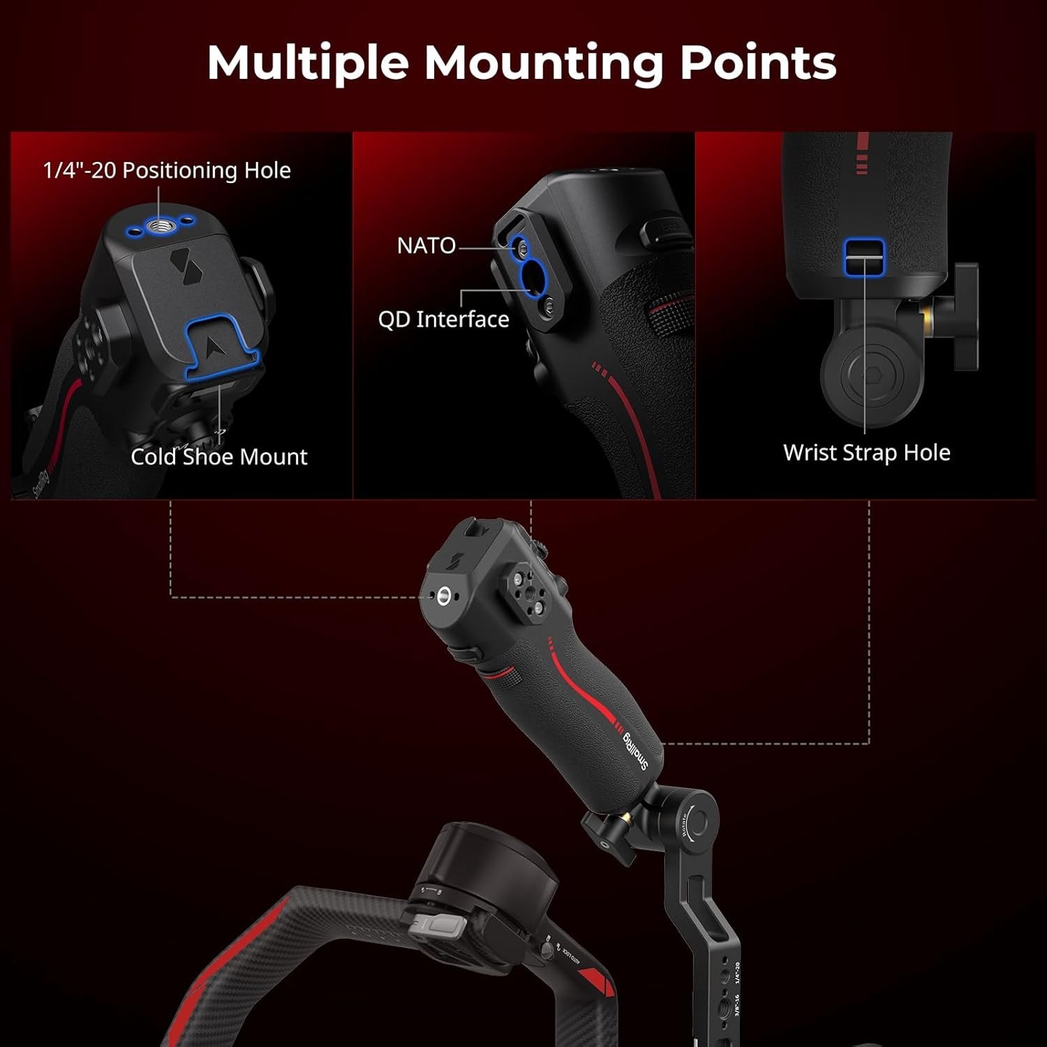 Ergonomic Sling Handle for DJI RS Stabilizers