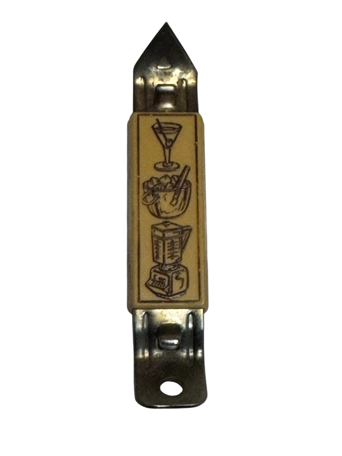 Retro Barware Design Magnetic Bottle Opener
