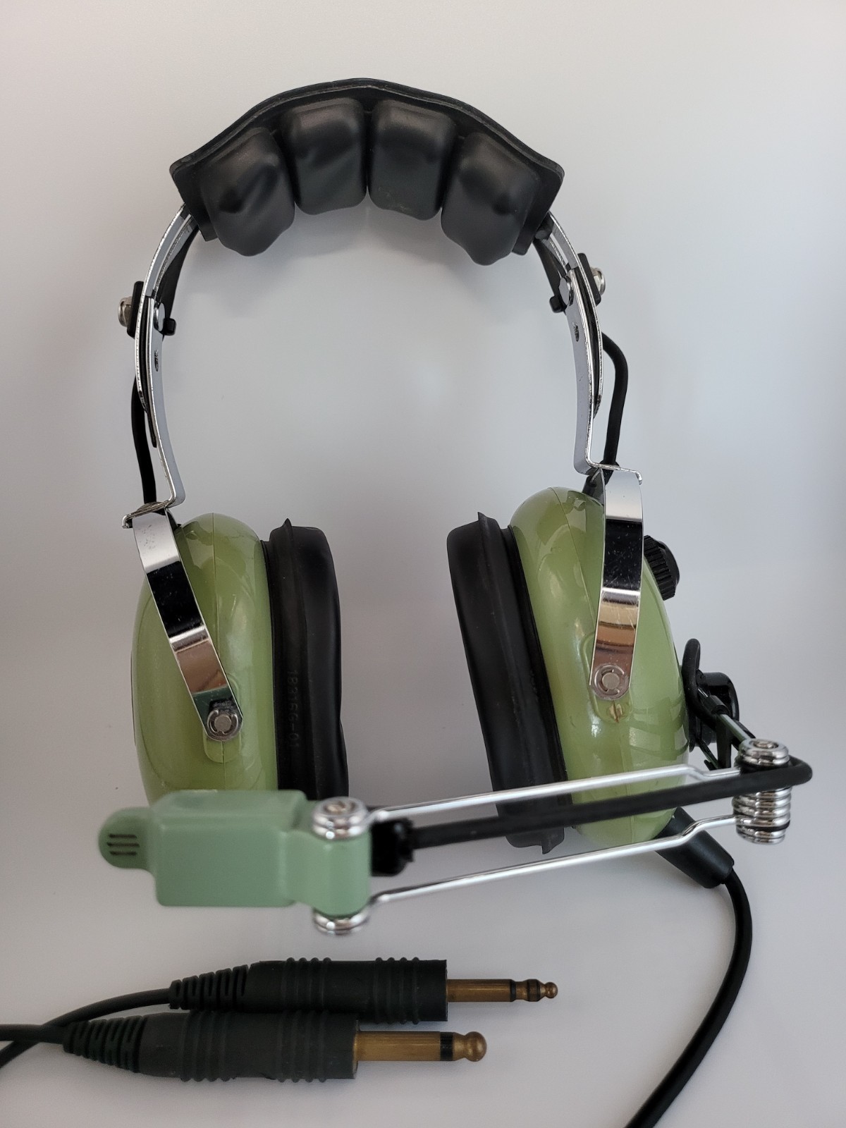 David Clark H10-40 Aviation Headset w/M-4 Microphone Great Condition-Tested