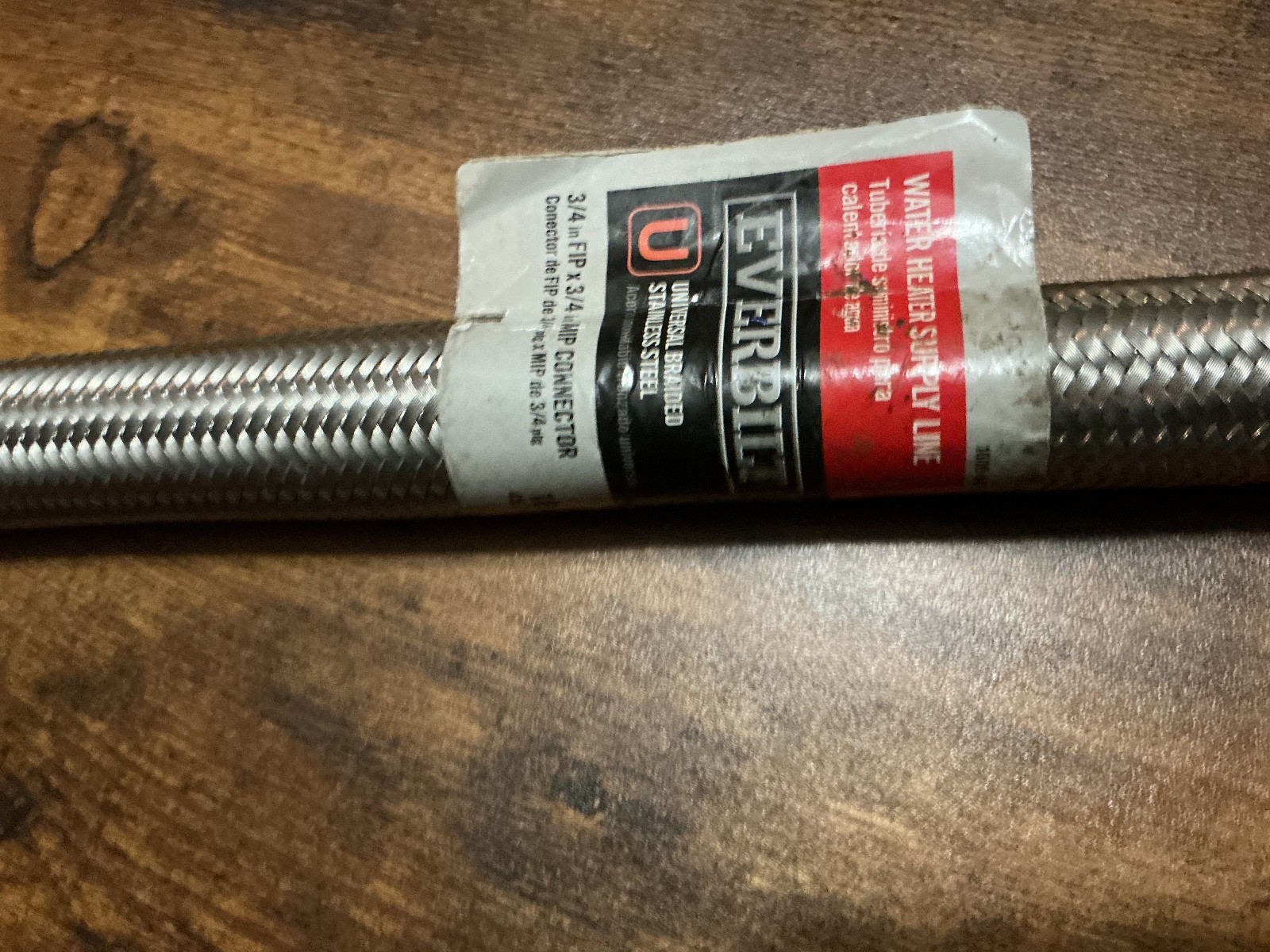 EVERBUILT 3/4” FIP/MIP 18” LONG WATER HEATER SUPPLY LINE 1000047568