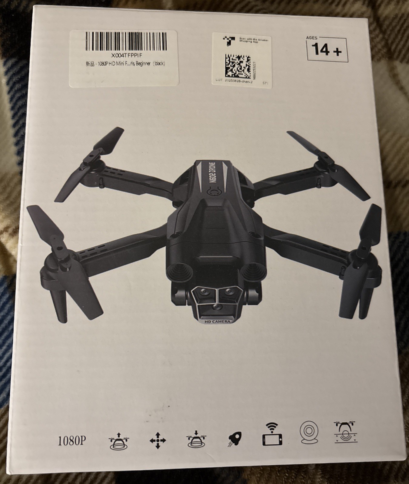 Drone 1080P HD Camera Mini Black Model #N602 Beginner