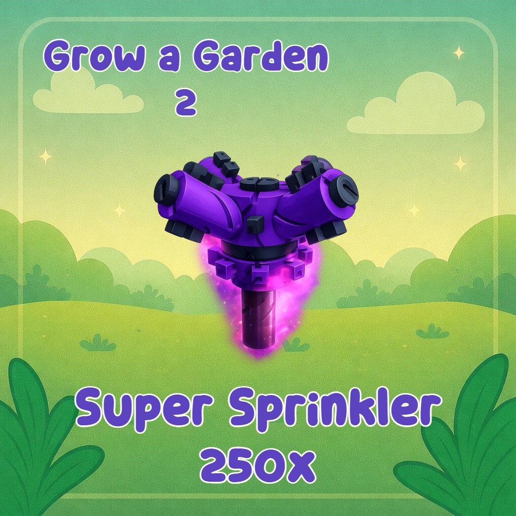 250x Super Sprinkler |🔥Grow a Garden 2 ✨| GAG2 Fast & Easy
