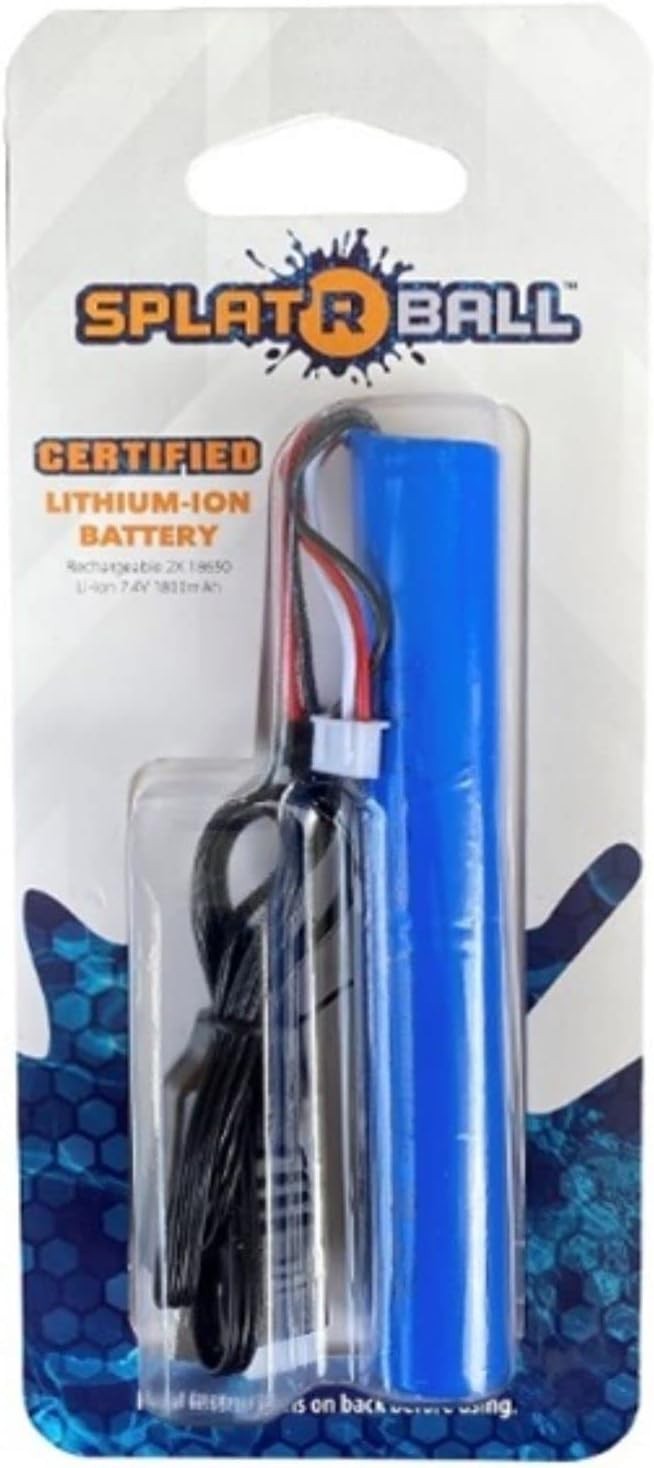 Blaster 1800 mAh Rechargeable Battery with Charging Cable, Black