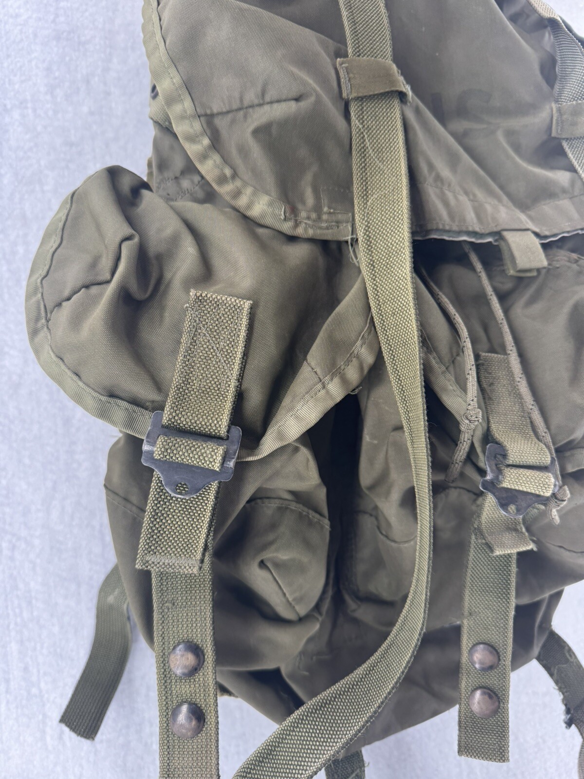 USGI LC-1 Alice Combat Field Pack Without Frame - Nylon Medium Backpack OD Vtg