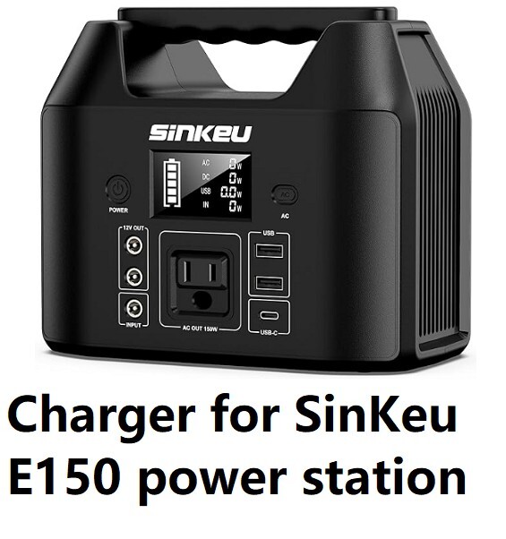 🔥AC powerAdapter battery charger  For Sinkeu E150  Portable Power Station