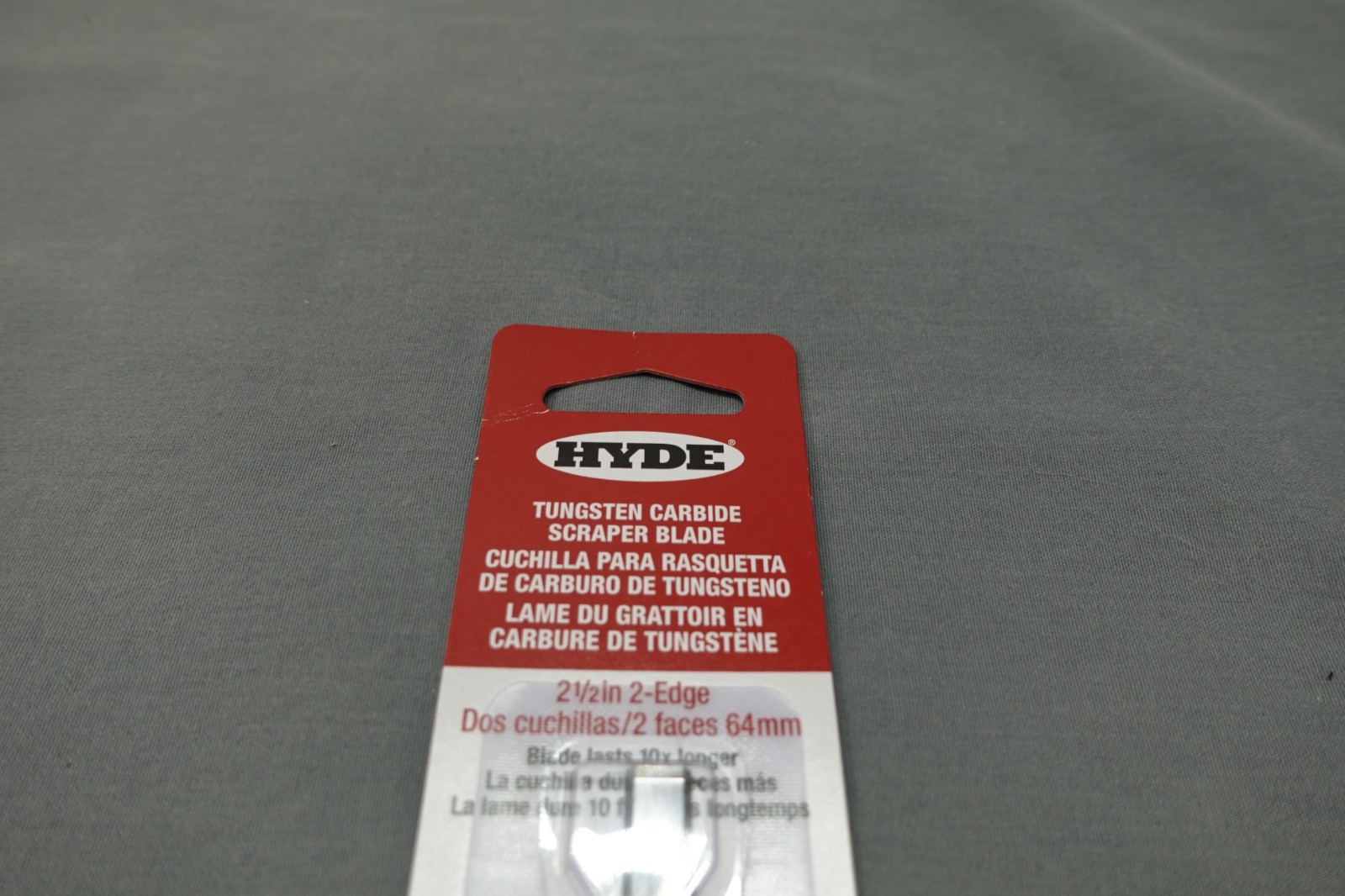 HYDE TUNSTEN CARBIDE SCRAPER BLADE 2 1/2" 2-EDGE ( BRAND NEW) # 11180