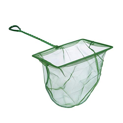 Aquarium Fishing Net Fish Tank Cleaning Tools Fine Mesh Net with Plastic 8 Inch