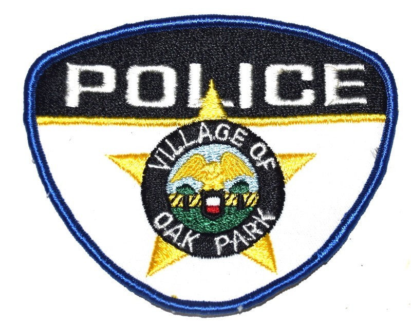 OAK PARK VILLAGE– POLICE - ILLINOIS IL Sheriff Police Patch VINTAGE OLD MESH