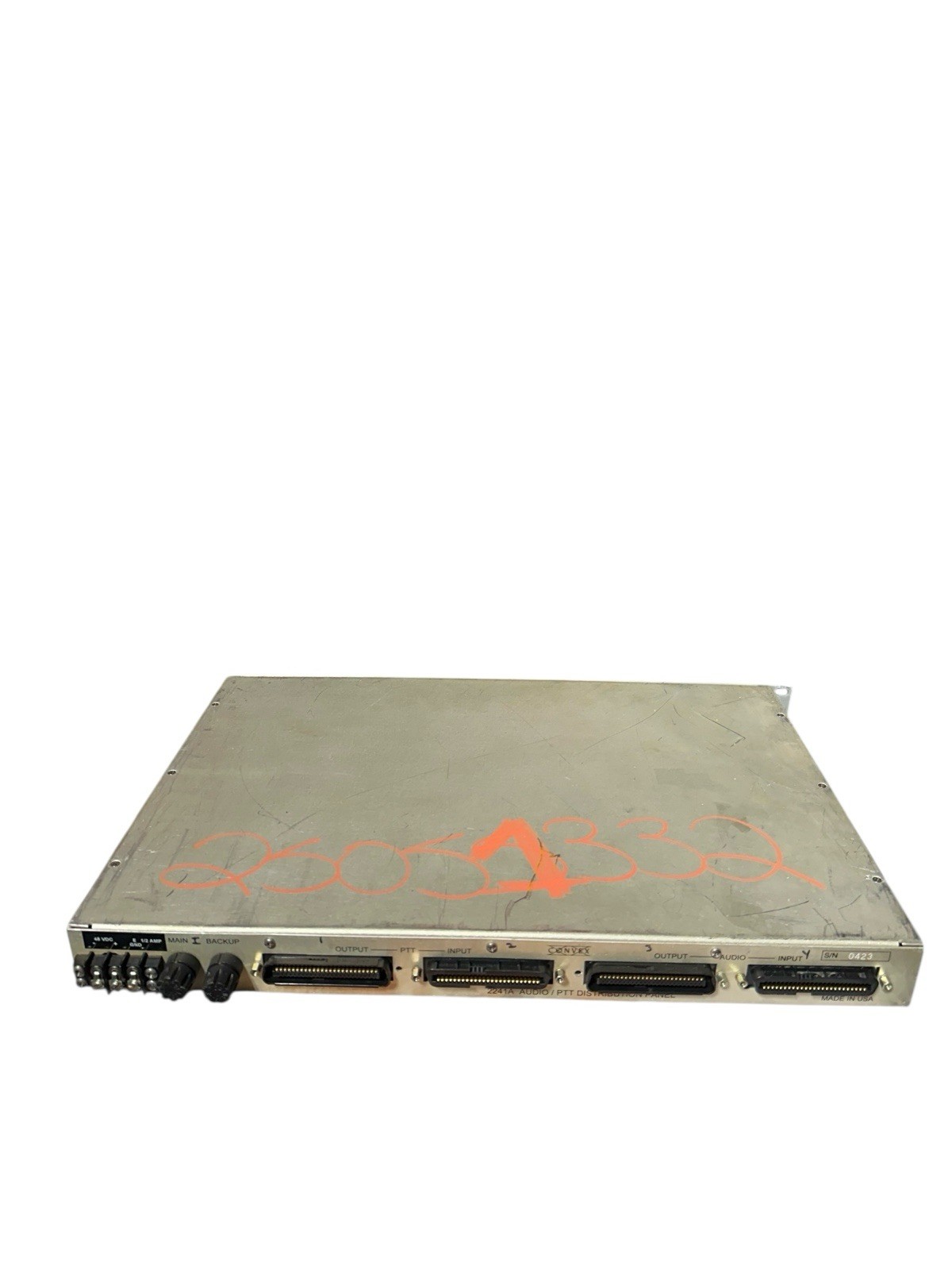 Convex 2241A AUDIO / PTT Distribution Panel Power Tested