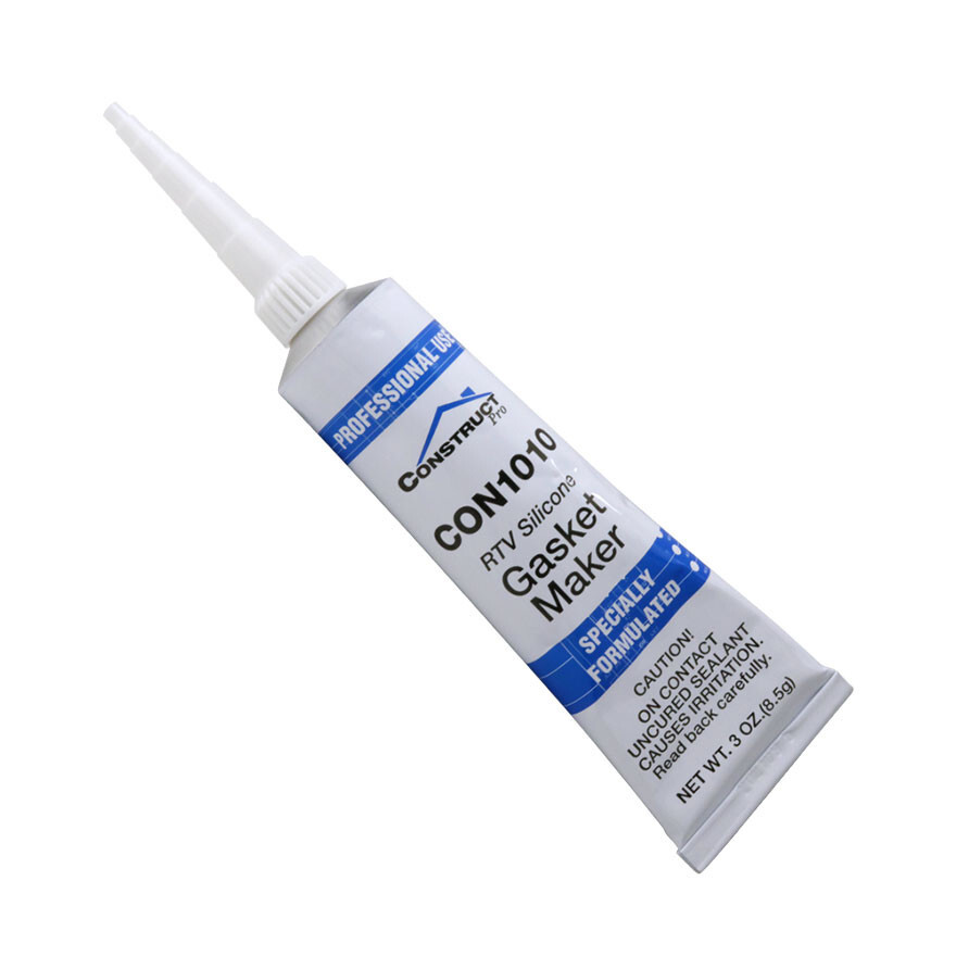 2 Pack Lot Construct Pro RTV Clear Silicone Sealant 3oz 3 Pack Set Gasket Maker