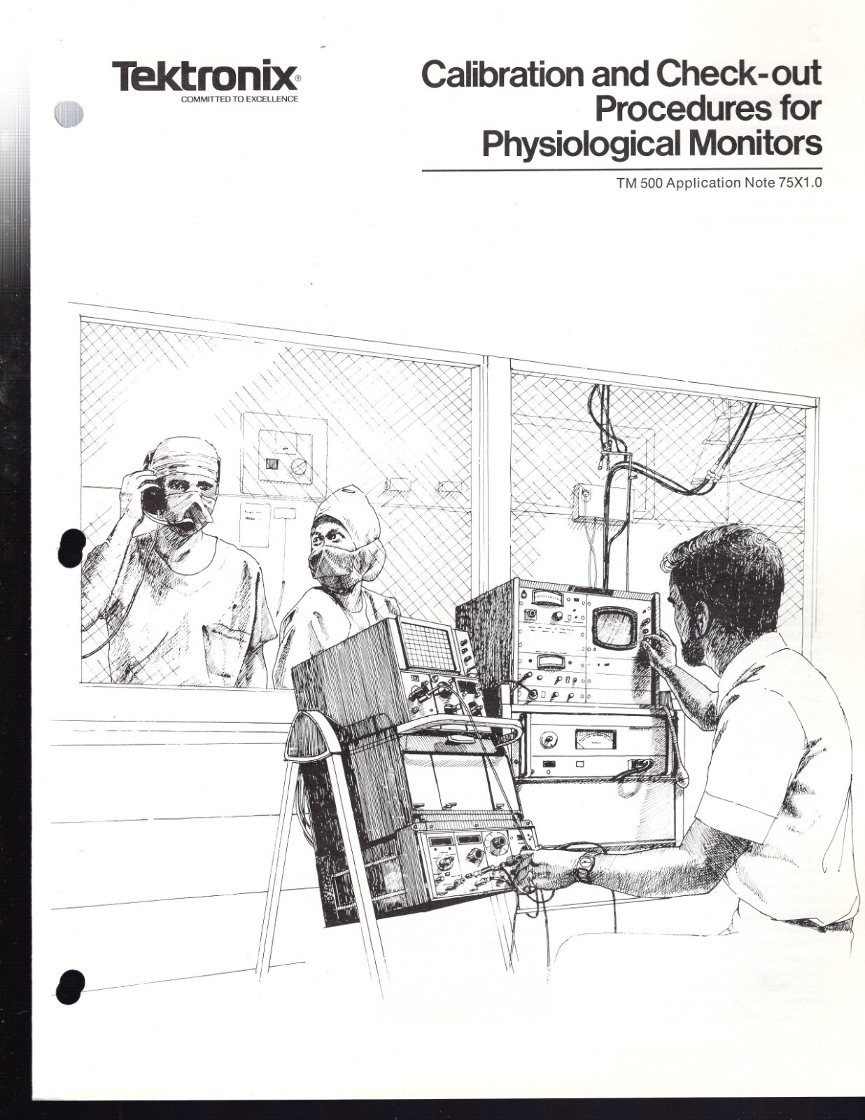Tektronix AX-3284 Calibration&Check-out Procedures For Physiological Monitors