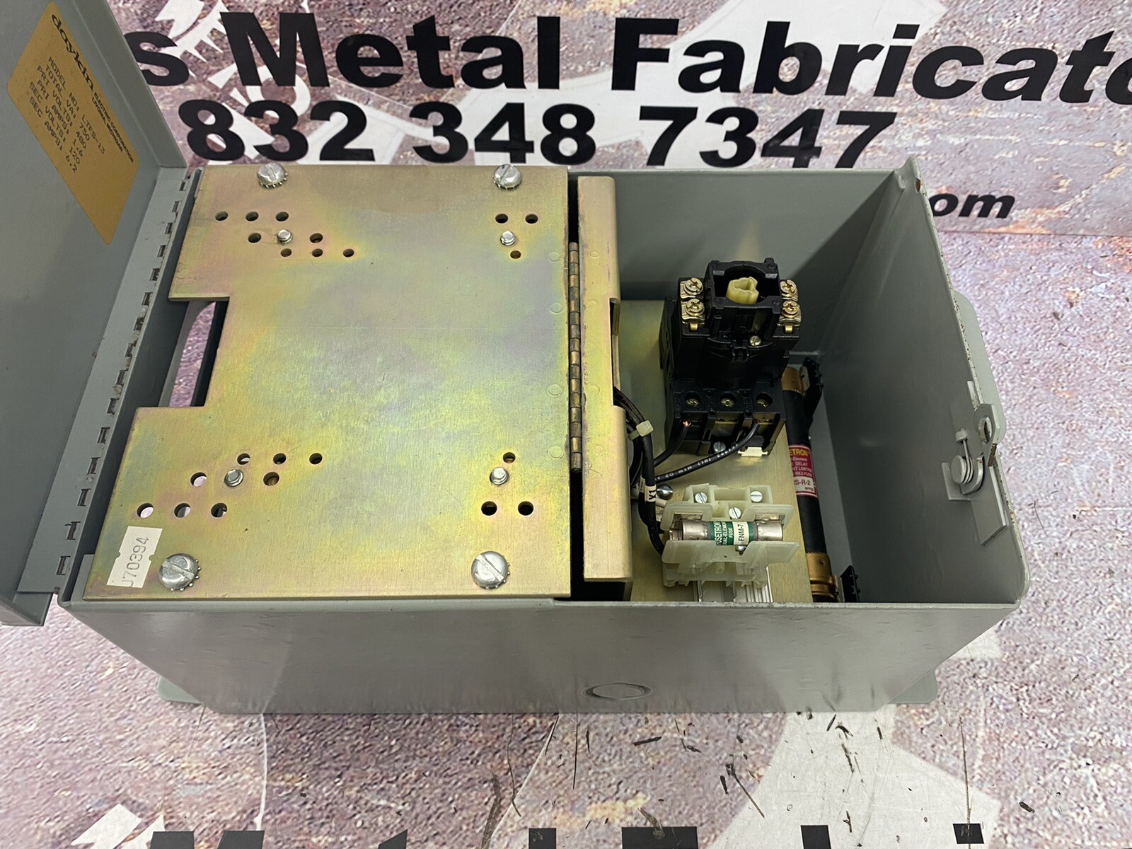 Daykin Electric Corp. LTFS-13 Transformer 750VA Pri:480V 1.6Amp Sec: 120V 6.2Amp