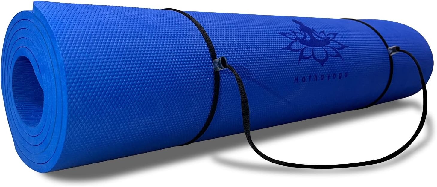 Hatha Yoga Thi TPE Yoga Mat 72"x 27"x1/3 inch Non Slip Eco Friendly
