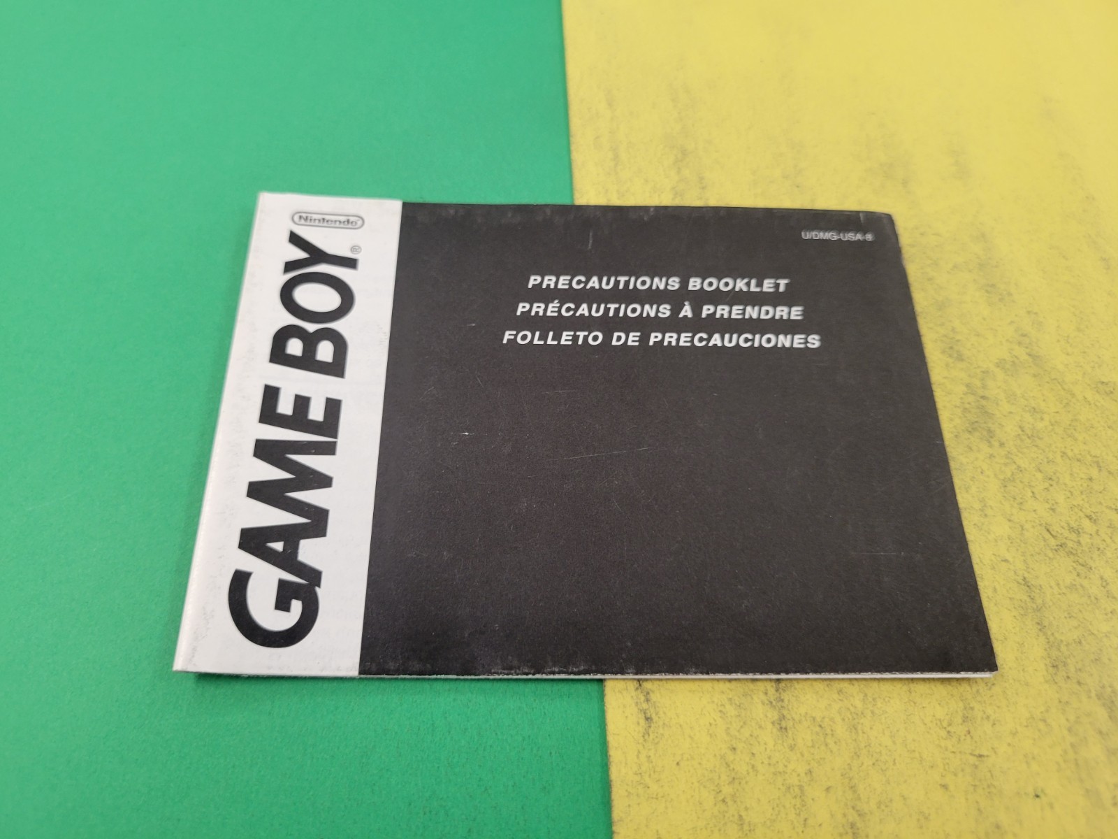 Game Boy Health And Safety Precautions MANUAL ONLY U/DMG-USA-8