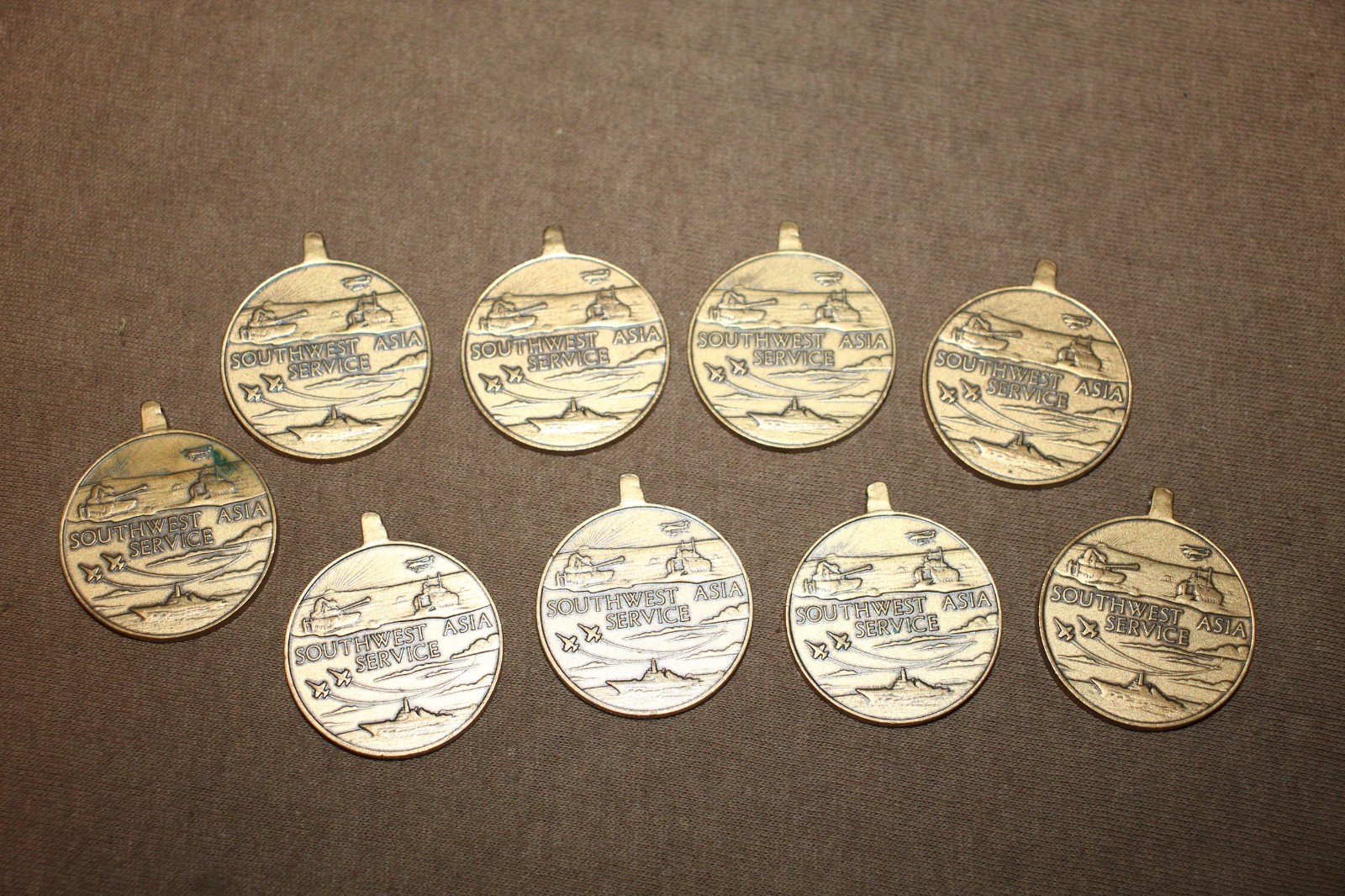 Original Gulf War One Era U.S. Military Southwest Asia Service Medal Lot