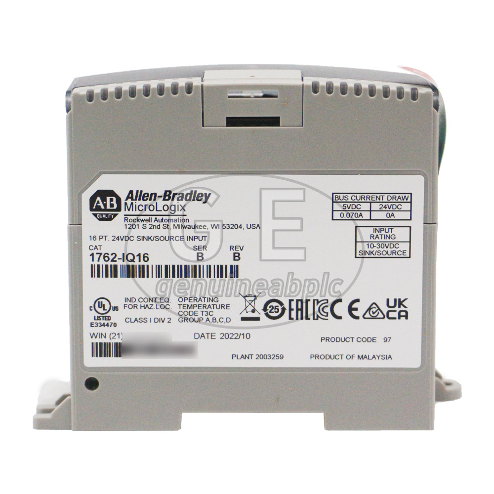 New Sealed Allen Bradley 1762-IQ16 MicroLogix 16 Point Digital Input Module