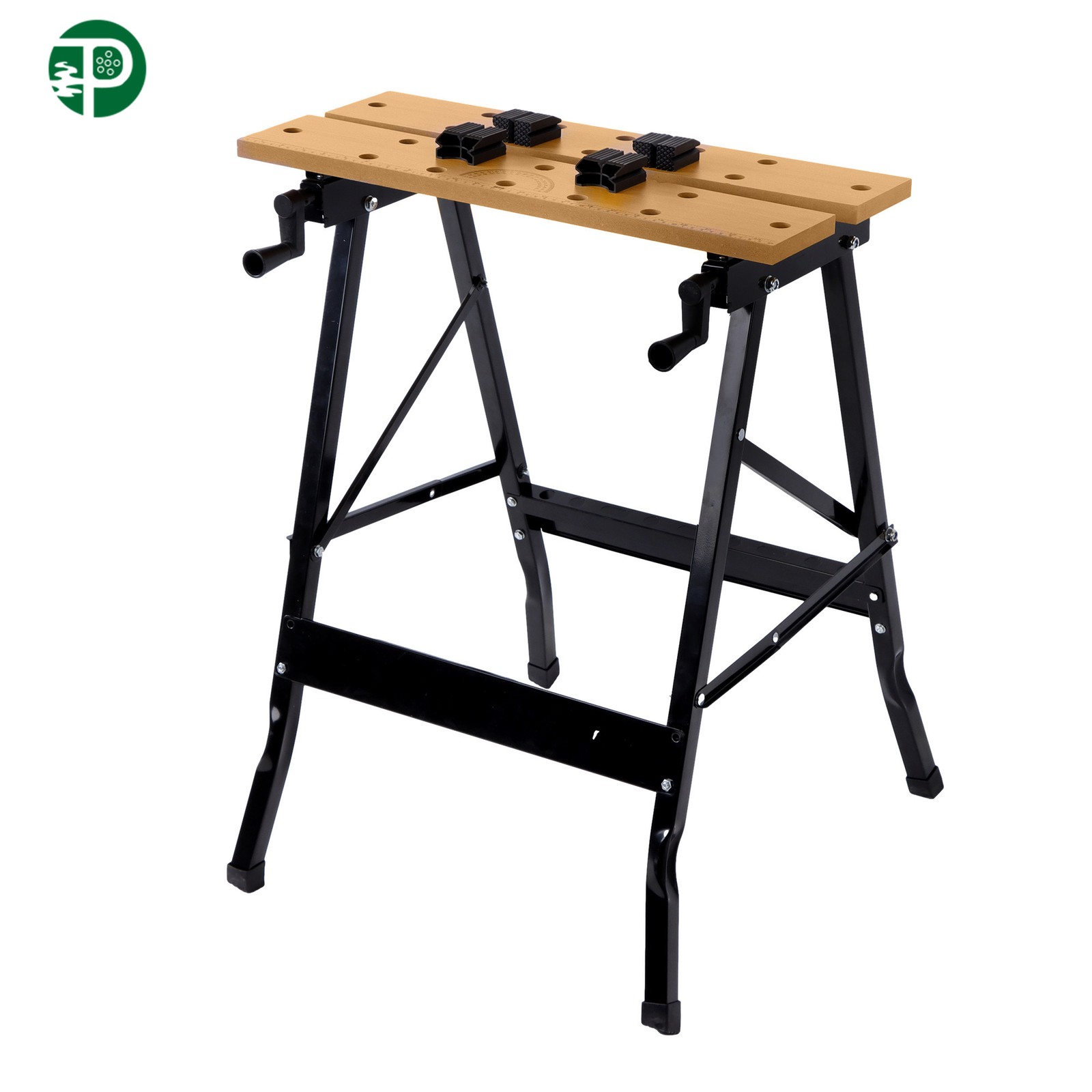 220lbs Folding Workbench,Workshop Tool Storage,Vise Garage Steel Work Table