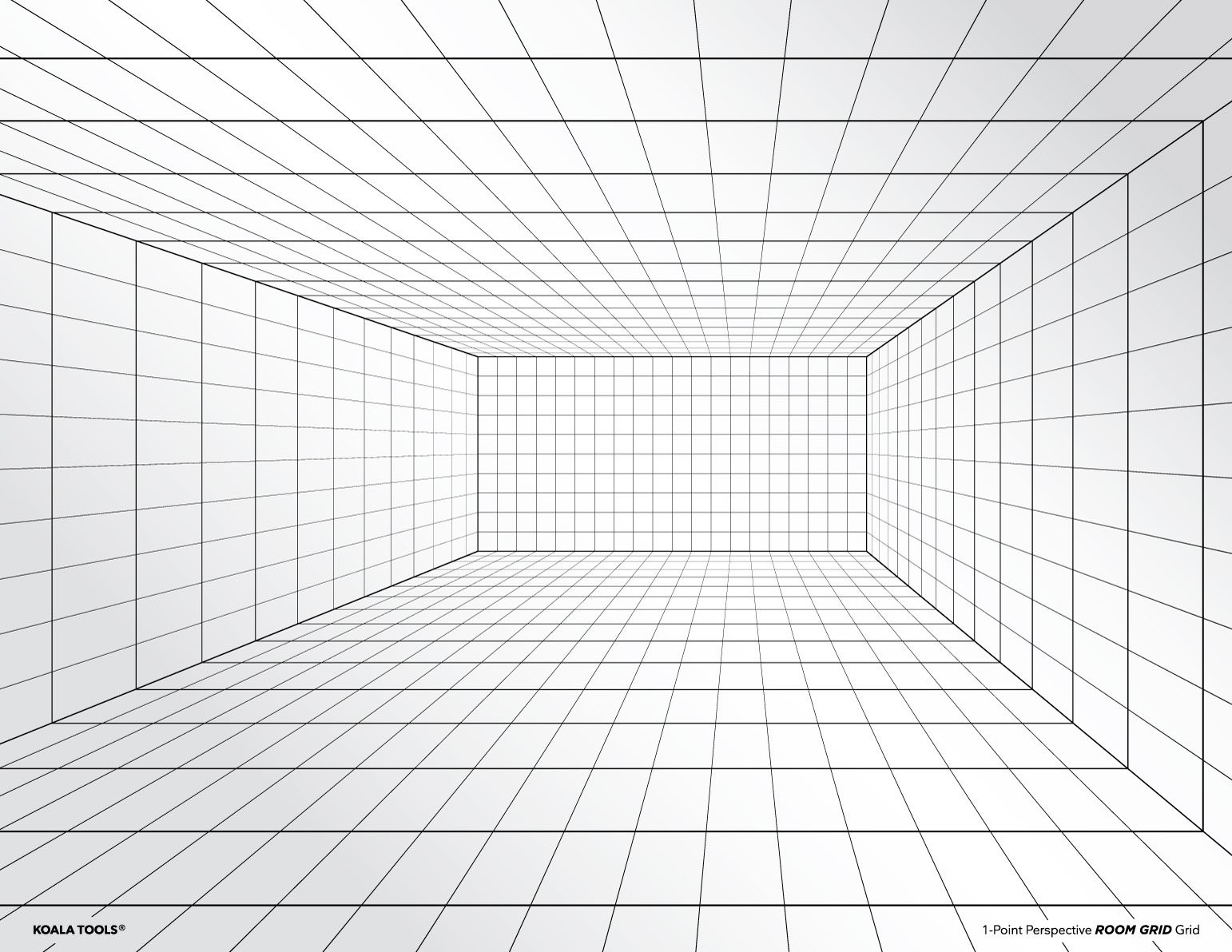 Perspective Grid Transparency Sheets 8.5 x 11 Set
