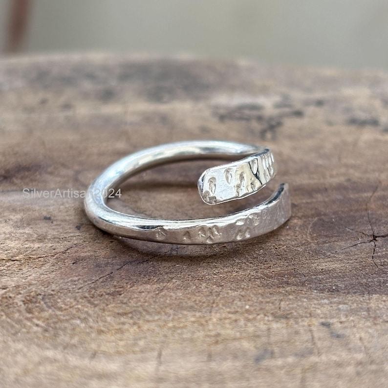 925 Sterling Silver Solid Ring Handmade Statement Anniversary Gift Ring R15