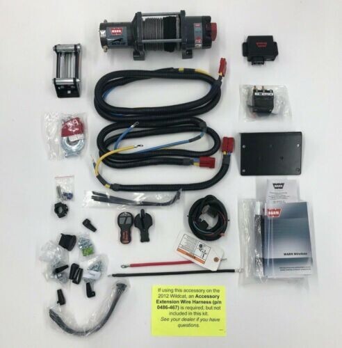 ARCTIC CAT 1436-755 WARN 4000 LB WINCH KIT WIRELESS 2012 - 2015 WILDCAT ATV