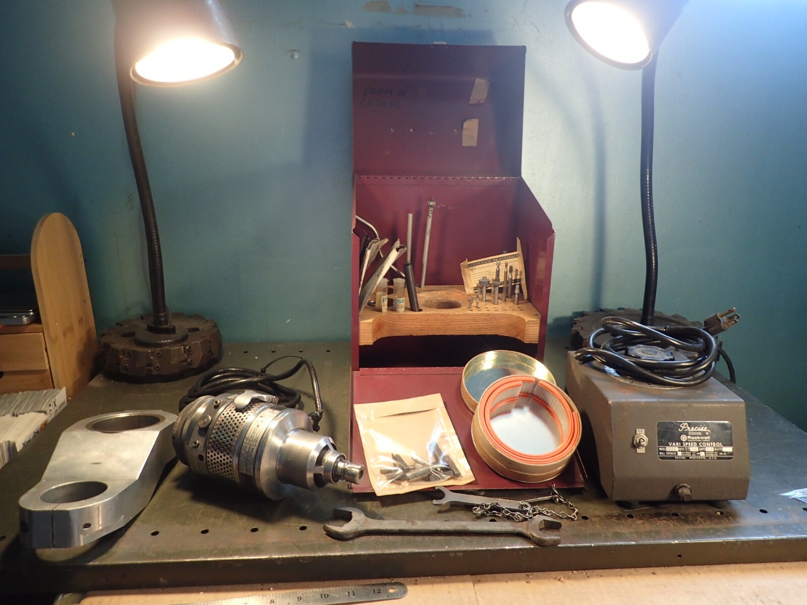 Rockwell Precise JIL Jig Grinder: 45,000 RPM, 120V, 1/2HP Variable Speed Control