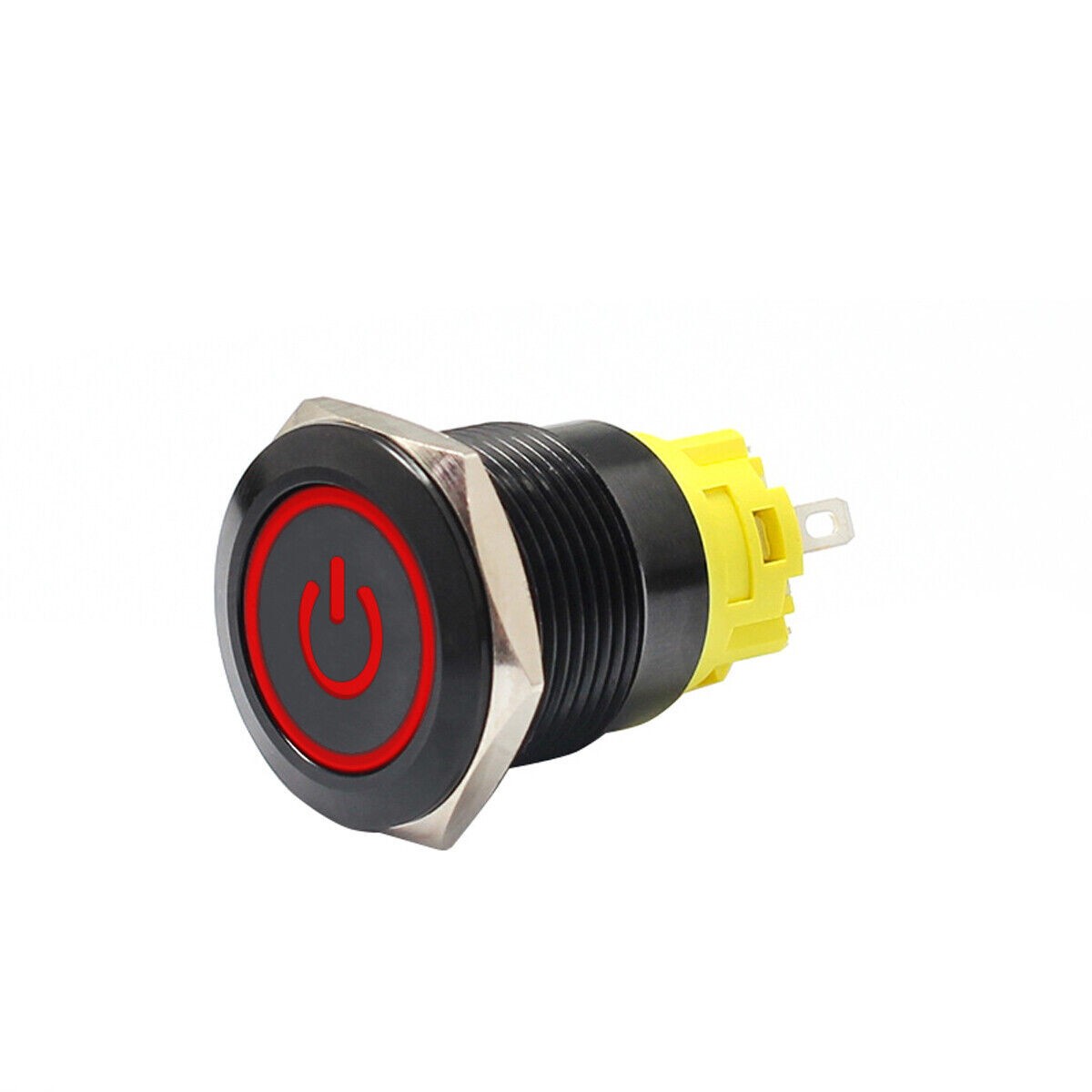 19MM Stainless Steel LED Push Button Push Button Switch Knob Switch CE CCC 12-24V 5A