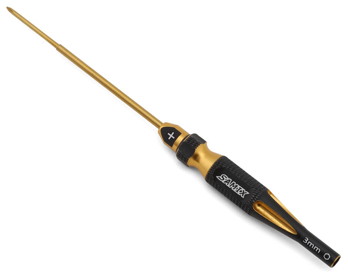 Samix Axial SCX30 2-in-1 Screw & Nut Driver (Gold) [SAMSCX30-SDPH-G]