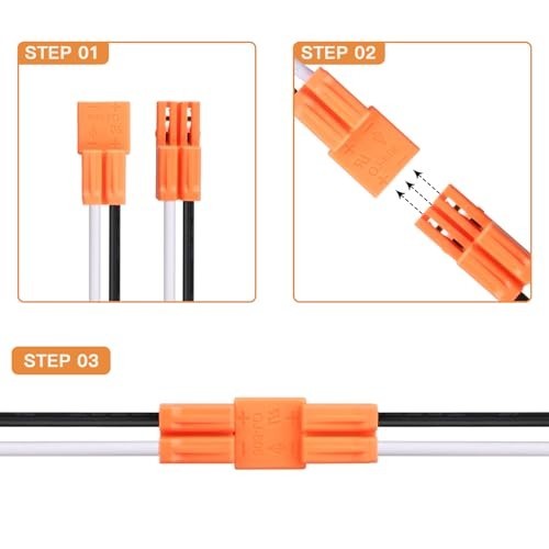 10 Pack E26 Socket Adapter, Screw-in Male Light Bulb Pigtail for LED Ceiling Lig