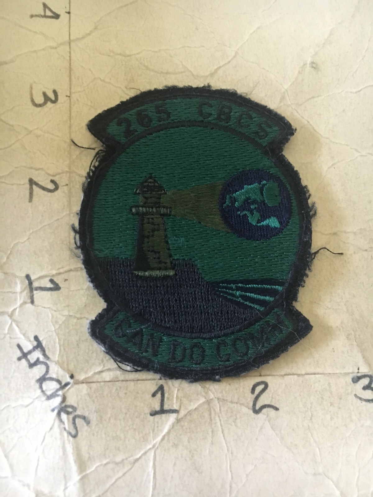 USAF 265th Combat Communications Squadron subdued patch 6/3/25