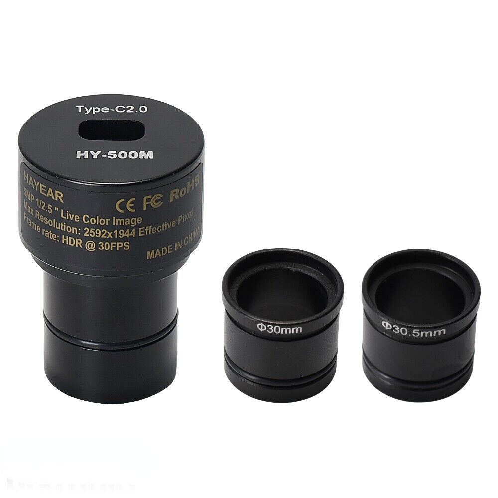 HAYEAR HY-500M 5MP Microscope Camera Digital Eyepiece USB Camera for Microscope