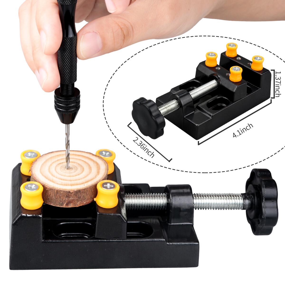 Precision Pin Vise Micro Drill Bits Hand Twist Drill Bits Set Rotary Tools Kit