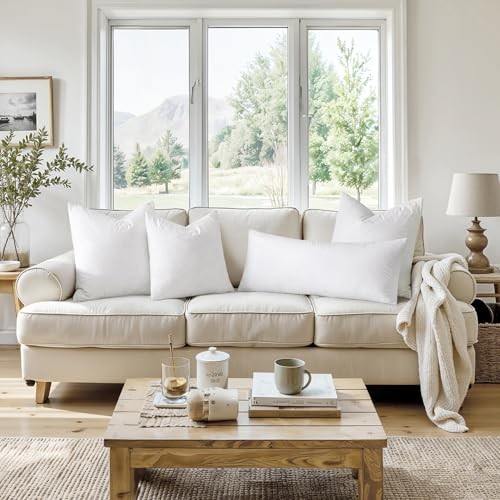 Feather Pillow Insert 28x28, Decorative Down Feather Decorative 28x28 Inch 1