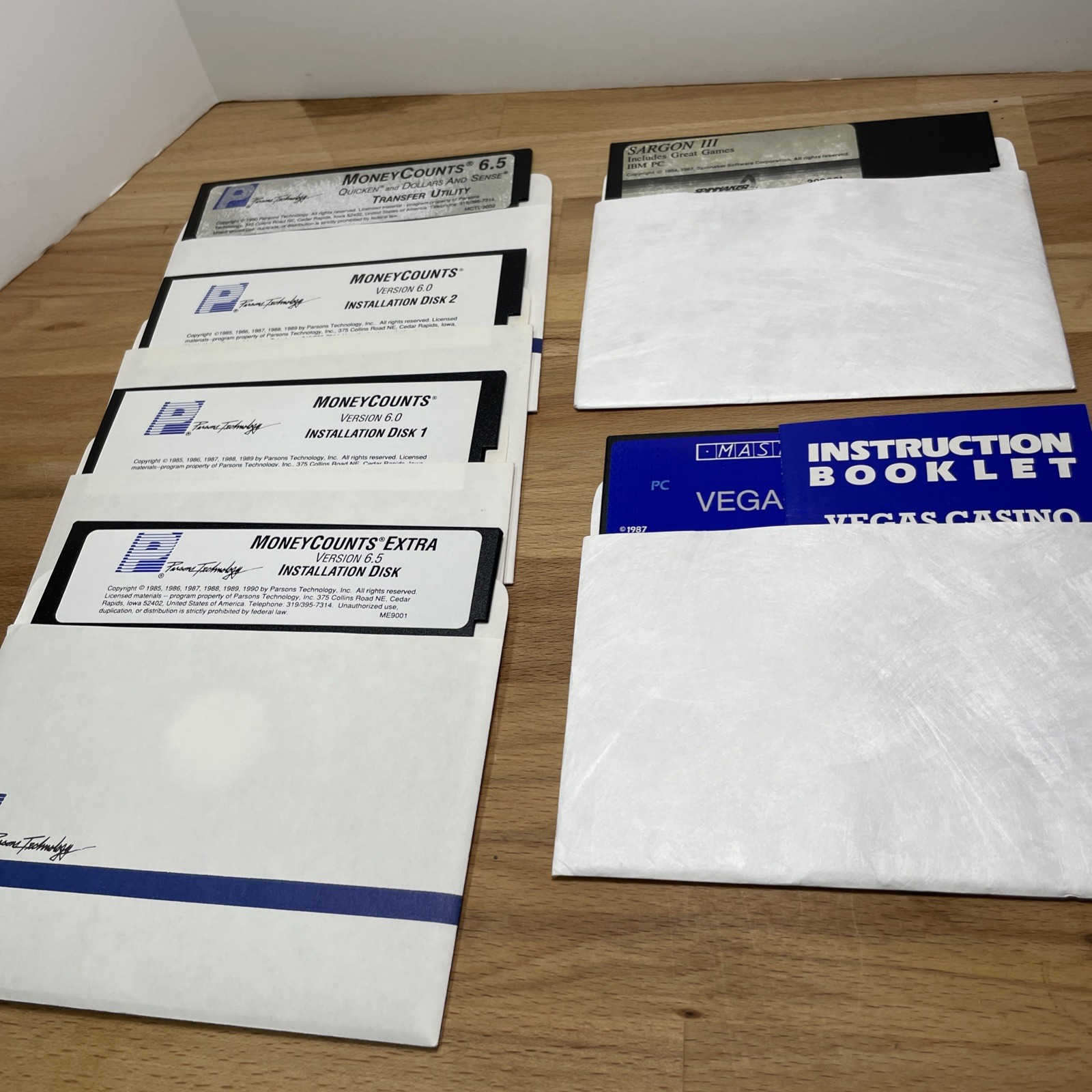 5.25 floppy disks Money Counts