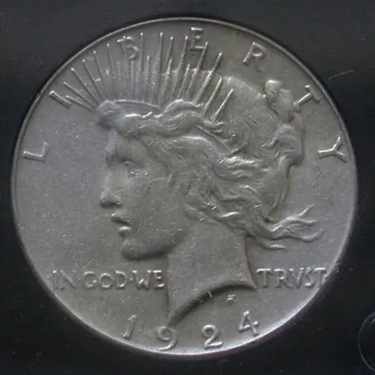 ⭐️1924-S⭐️GENUINE Silver Peace Dollar⭐️HIGH GRADE⭐️