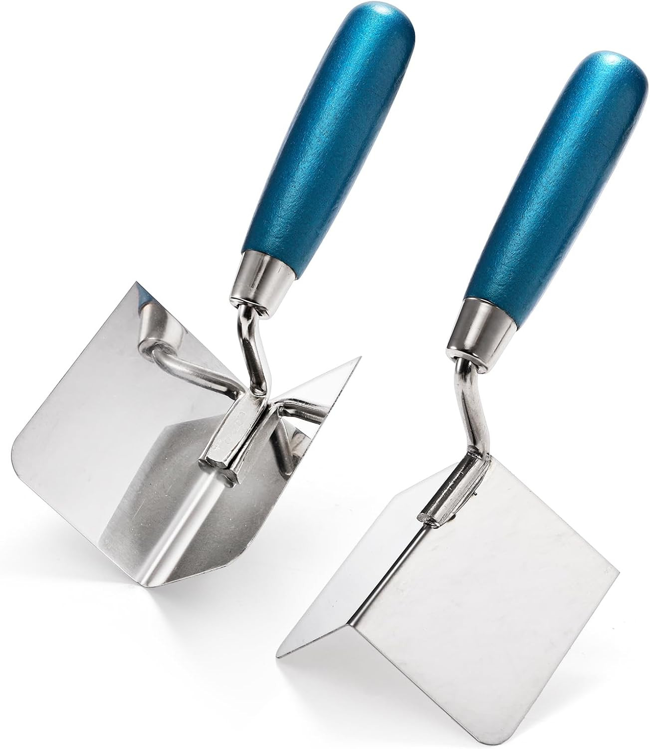 Peohud 2 Pieces Drywall Corner Tool Set, inside and outside Corner Knife, Stainl