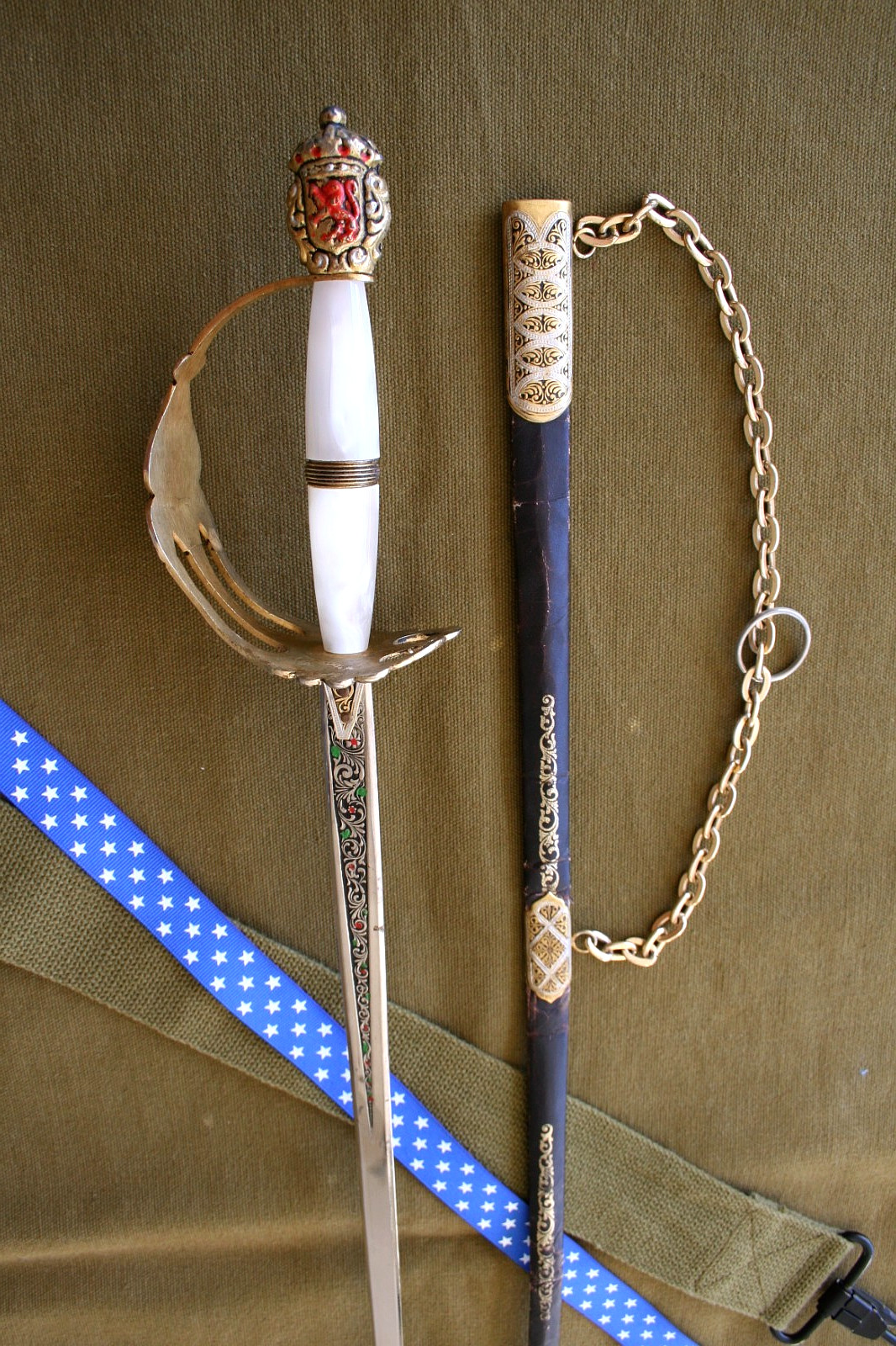 Spanish Navy Officer's Dress Sword Original