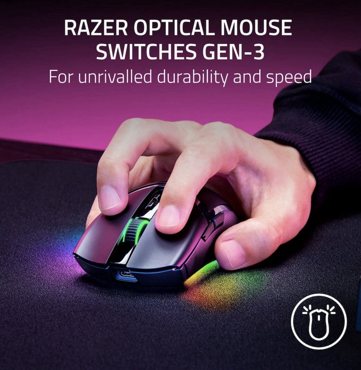 Razer Cobra Pro Optical Gaming Mouse with Chroma RGB Lighting Wireless