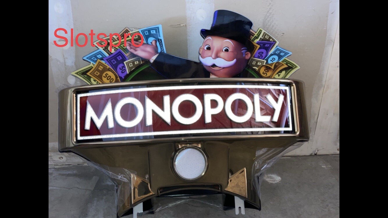 Monopoly Slot Machine Lighted Casino Slot Topper Very Cool