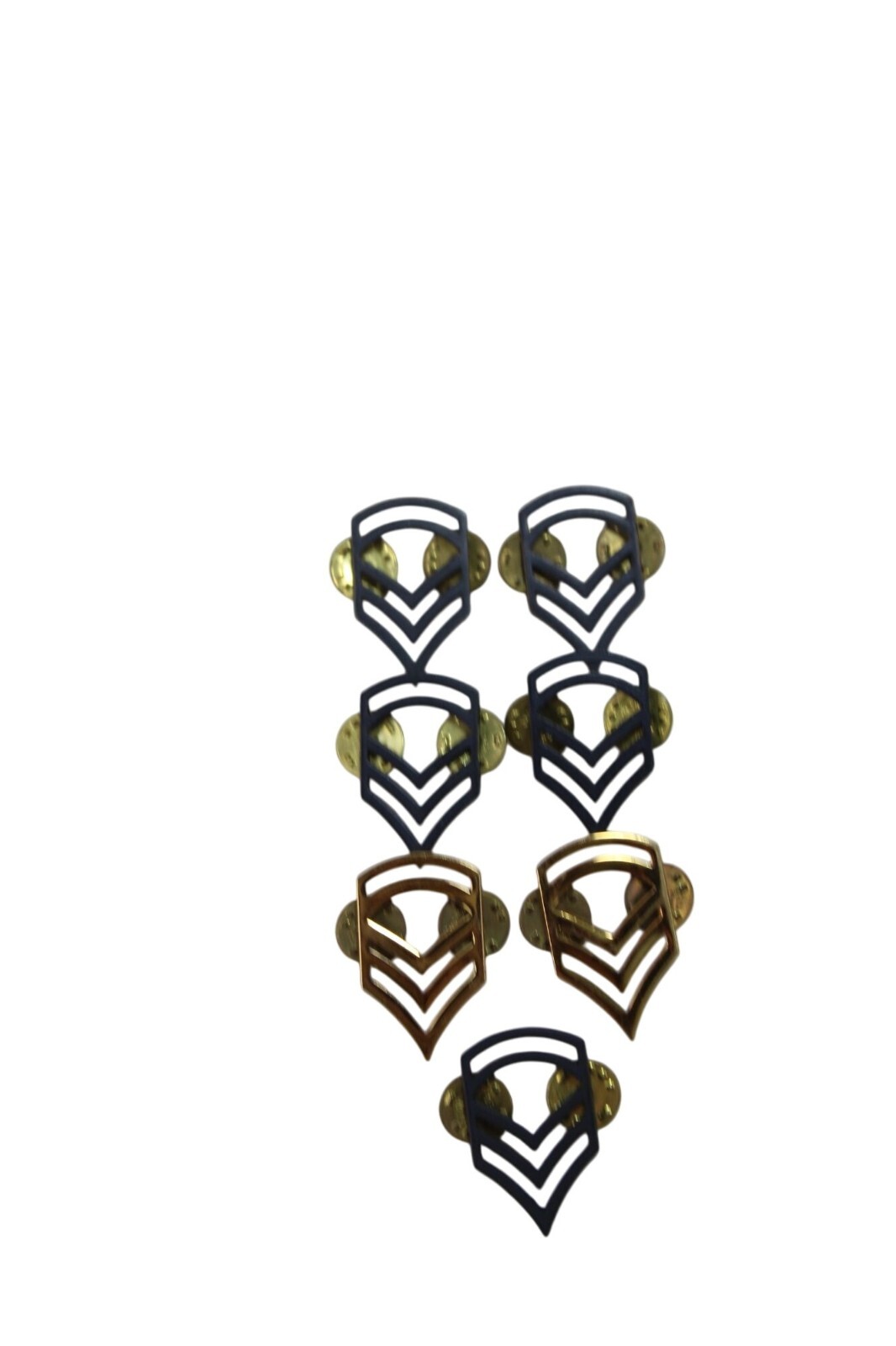 Lot of 7 Master Sargeant Collar Pins Vintage Army Desert Storm 92662