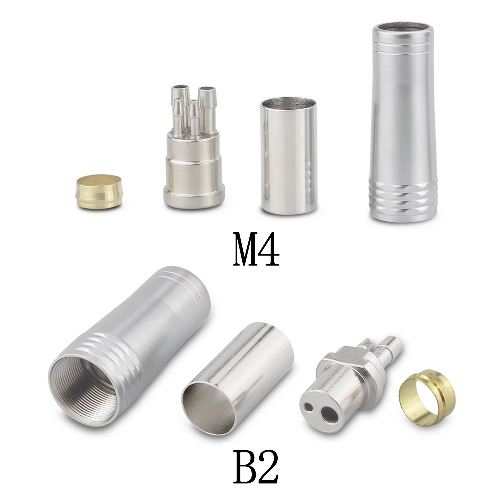 Dental 2/4 Hole Silicone Tubing/Hose/Tube Connector For High Speed Handpiece