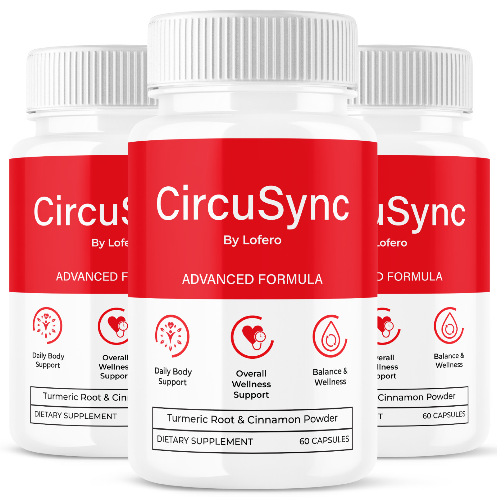 (3 Pack) CircuSync Advanced Blood Support Formula Supplement Circu Sync (180ct)