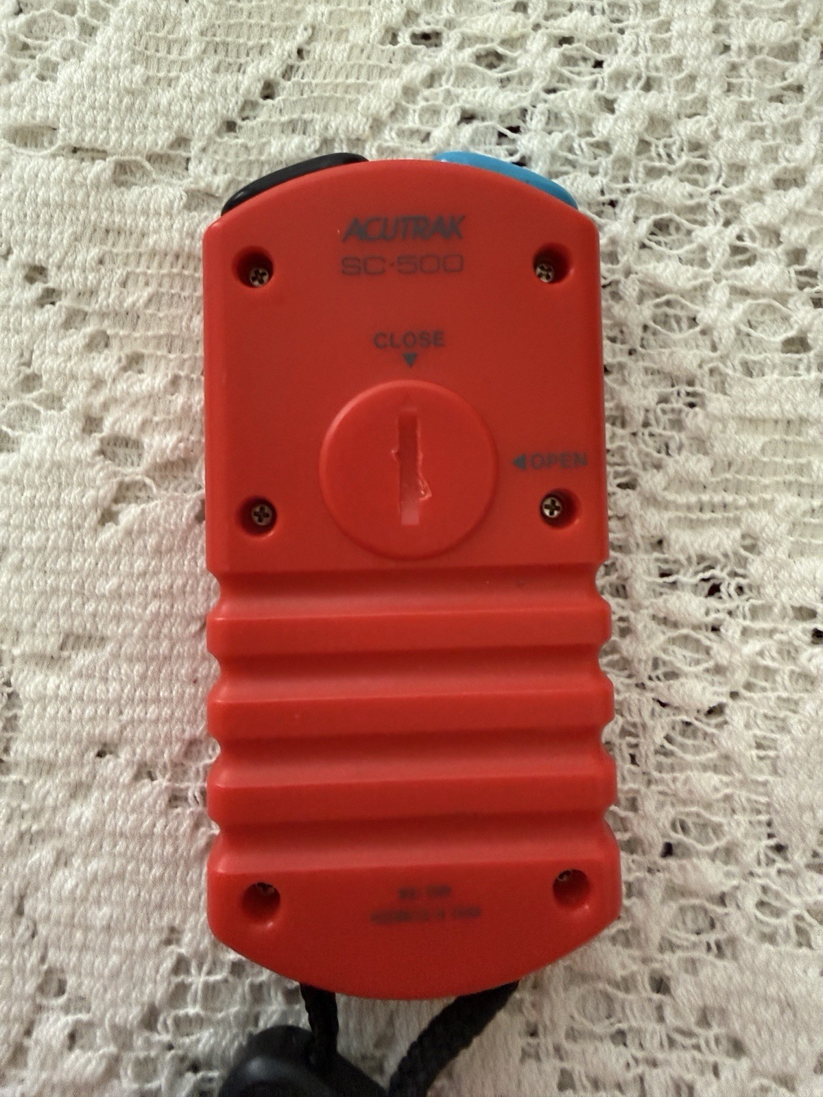 Acutrak SC-500 Red Digital Chronograph Stopwatch w/ Lap Split Timer
