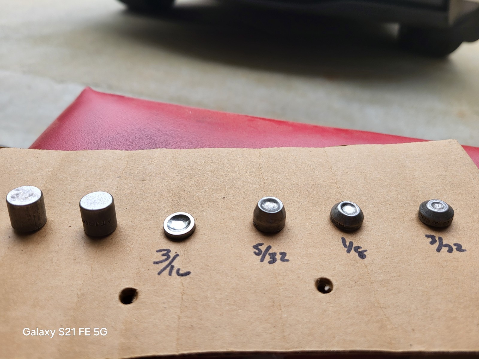 6 PC Rivet squeezer Set Flush