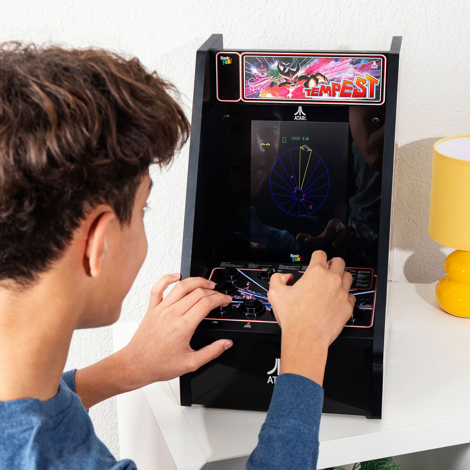 Arcade Classics Atari Tempest Counter Series Arcade Game with 8 Inch Screen