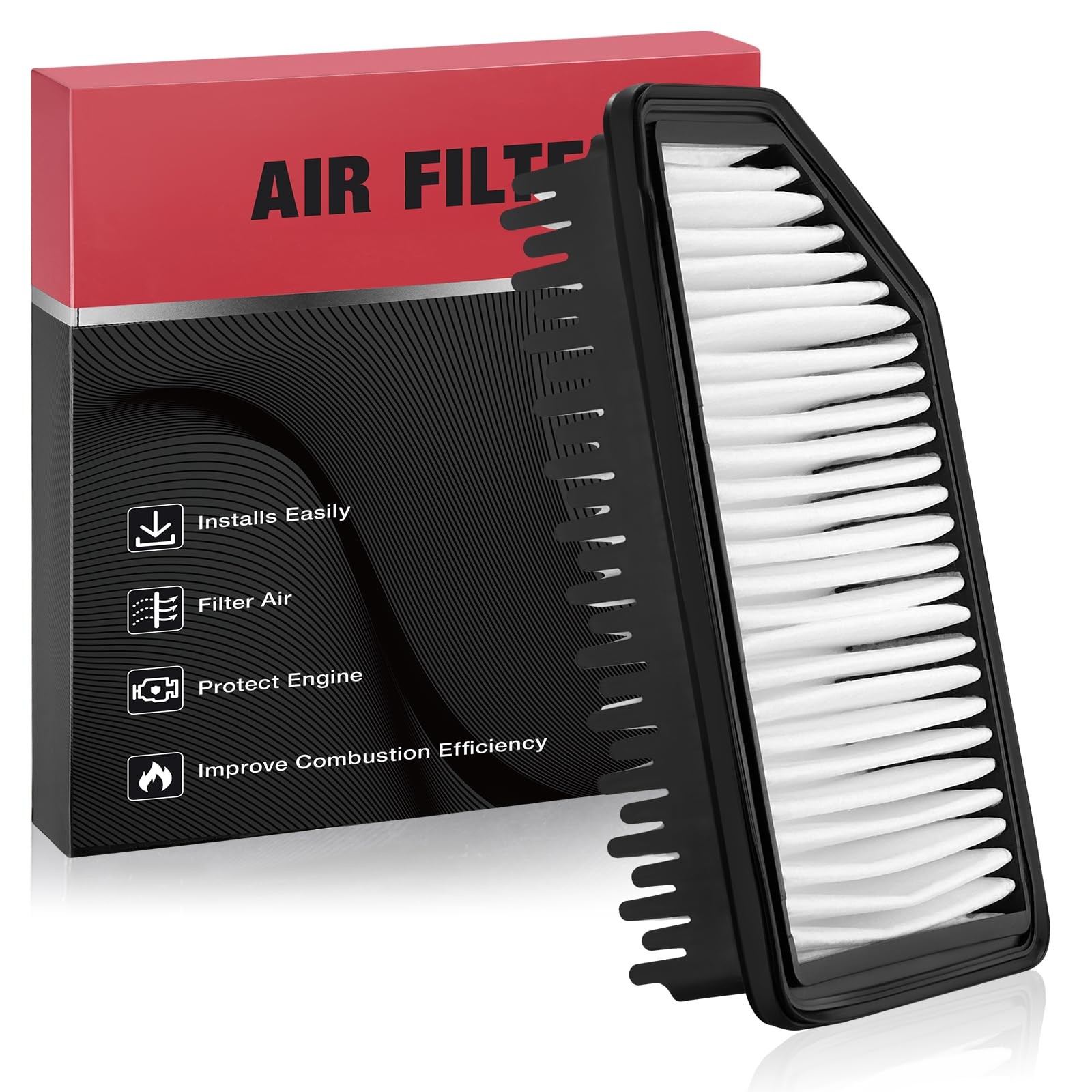 BDFHYK CA11206 Engine Air Filter for Hyundai Accent/Veloster, Kia Rio/Soul