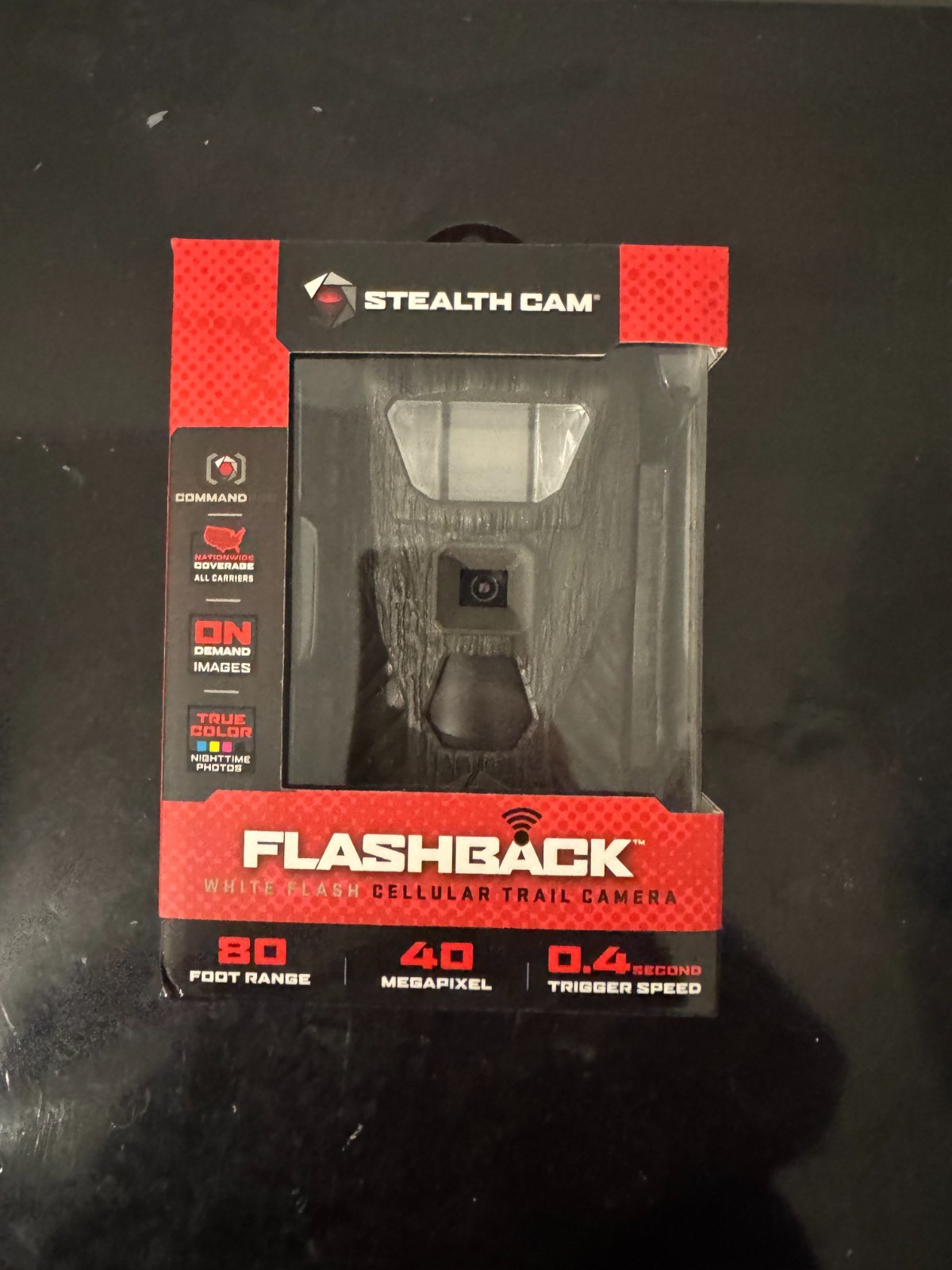 Stealth Cam Flashback 40MP White Flash Cellular Trail Camera Hunting