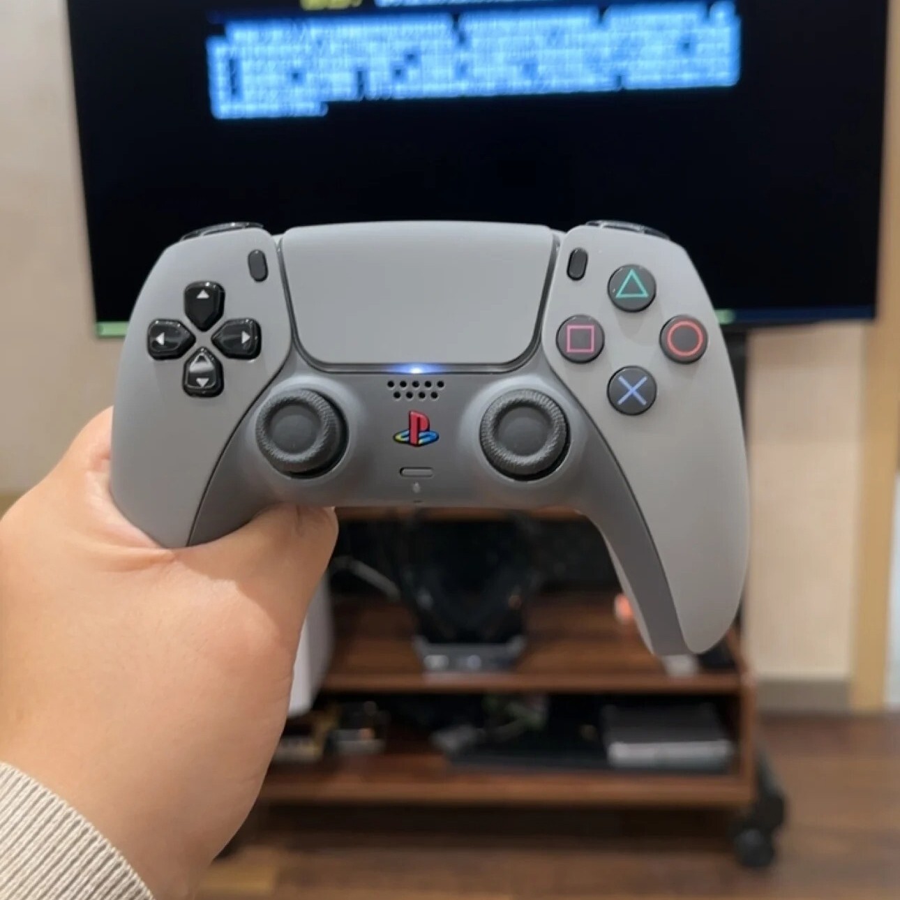 Grey PS5 Controller Shell Faceplate Limited Edition 30th Anniversary For SONY US