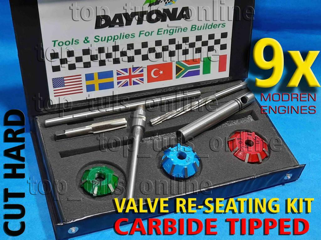 9x DAYTONA VALVE SEAT CUTTER CARBIDE TIPPED SUZUKI DRZ 400 DUAL SPORT SUPERMOTO