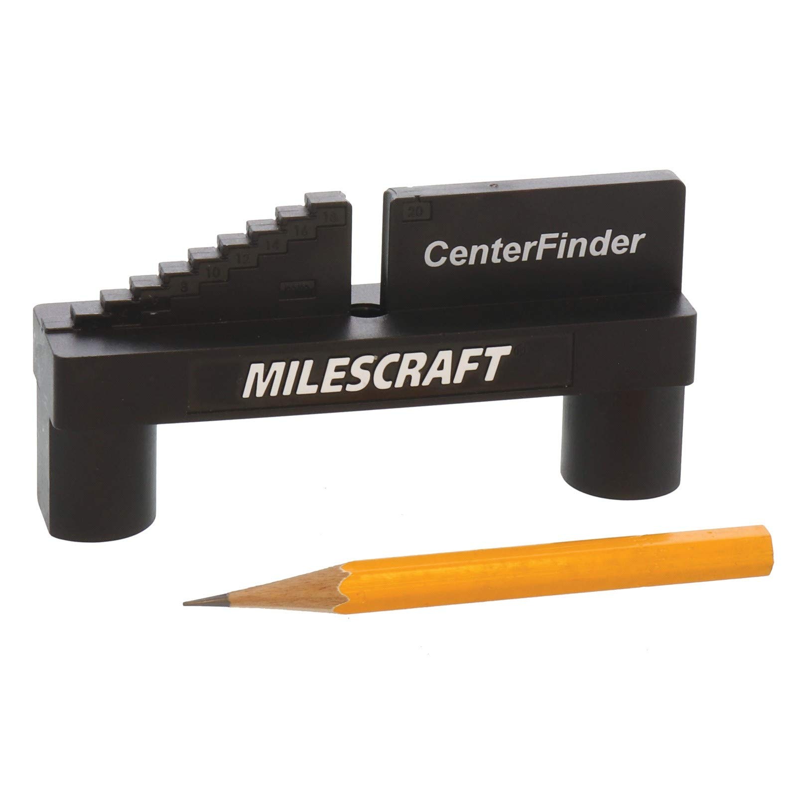 Milescraft 8408 Center Finder - Scriber and 1 Count (Pack of 1), Black