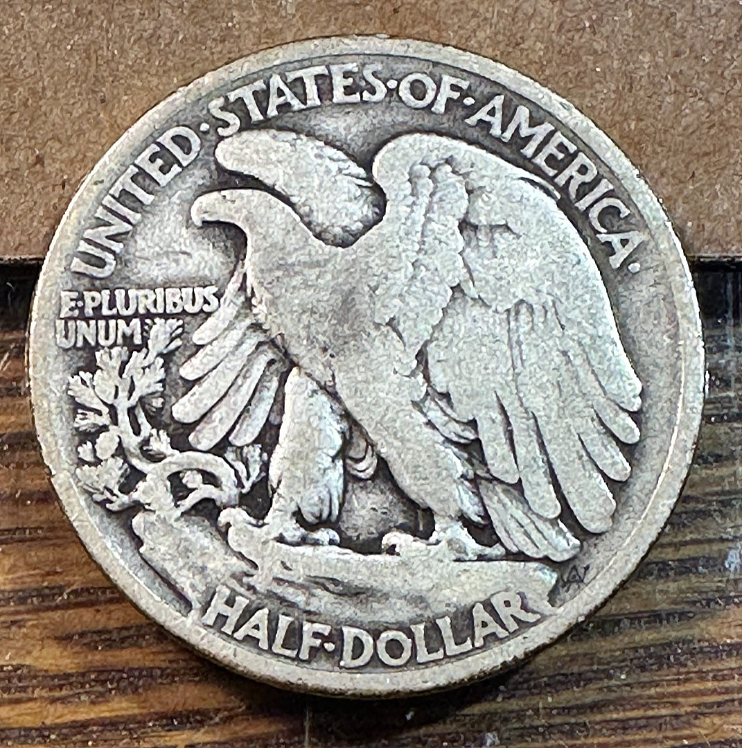1921 Walking Liberty Half Dollar Nice Original VG CHRC